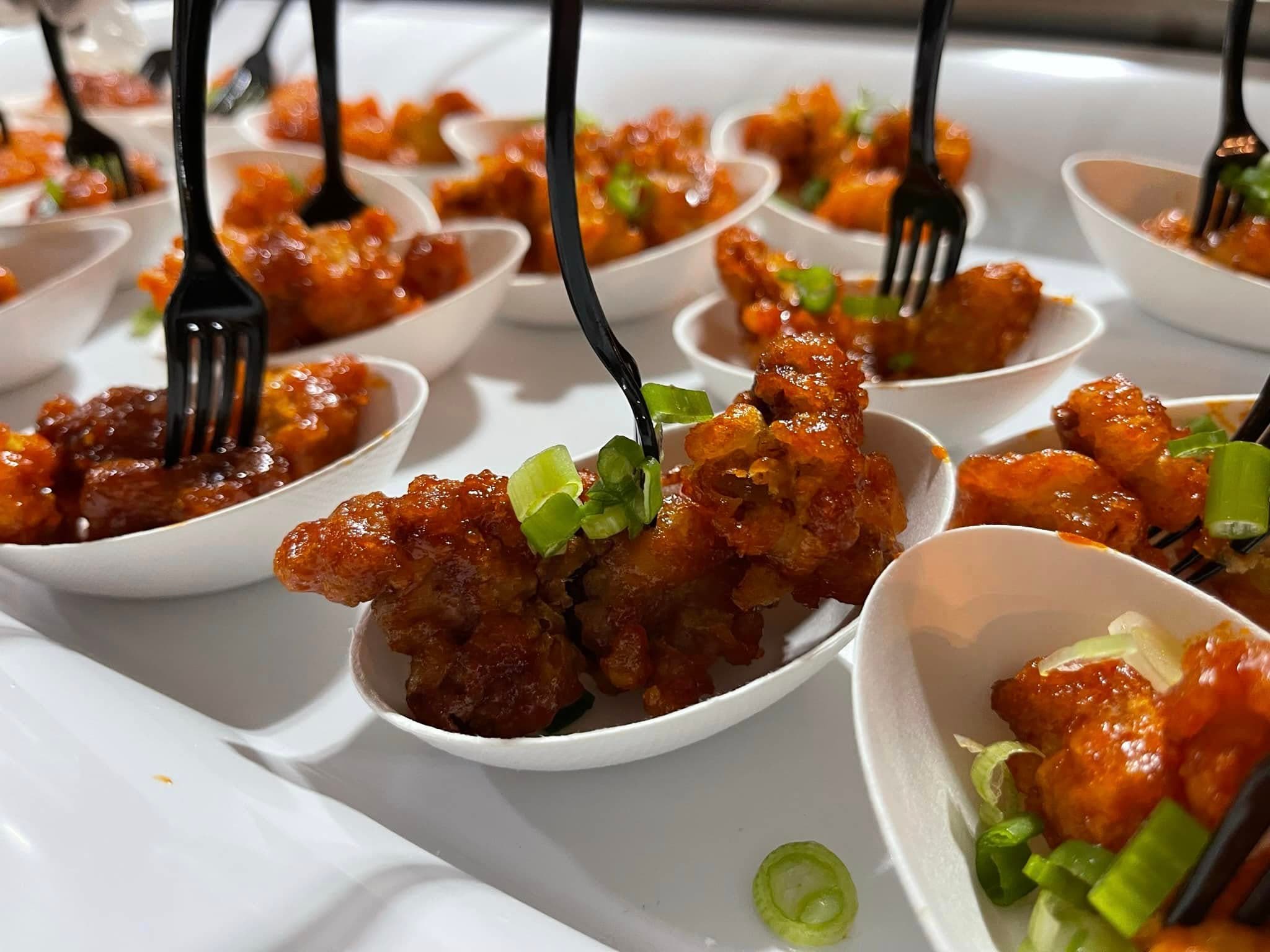 Seasonal food special prepared for service.